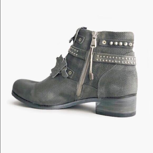 NIB OVYE by Cristina Lucchi Italian Leather Ankle Boots Size 40 (US 9.5-10) - Picture 4 of 13